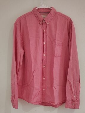 Aeropostale Men's Button-Down Shirt in Pink